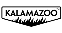 Kalamazoo only white Logo Black